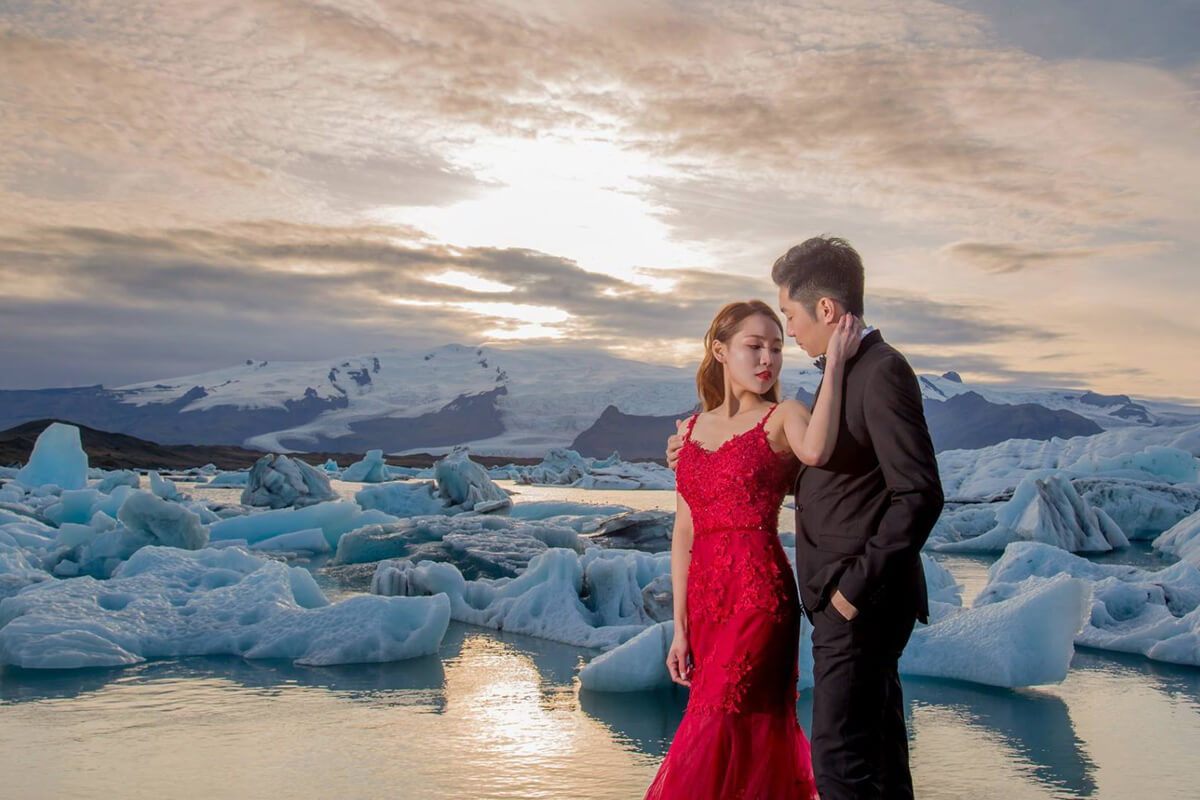冰島婚紗,極光,冰島蜜月