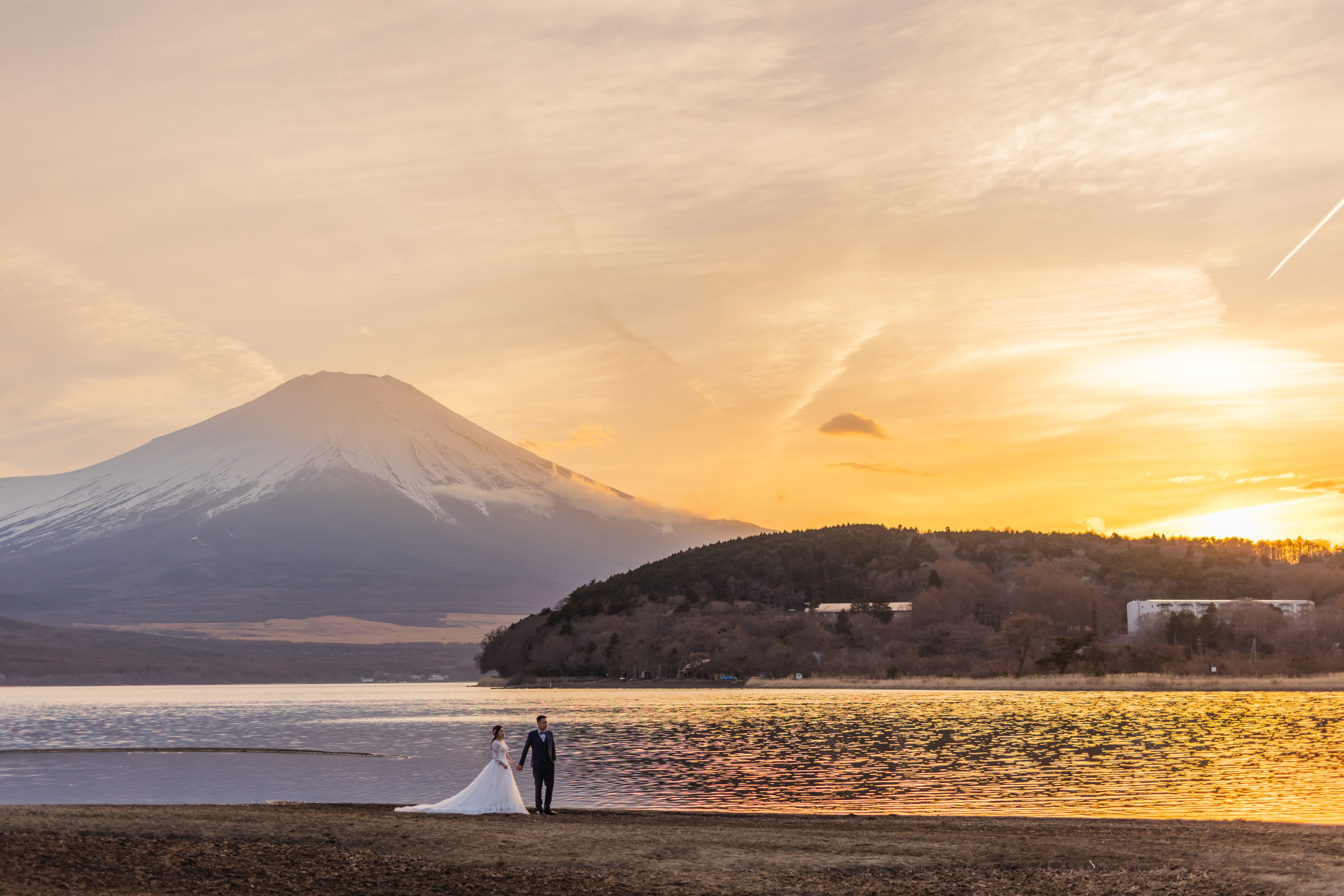富士山婚紗,東京婚紗,日本婚紗照,富士山櫻花,河口湖婚紗,日本櫻花婚紗照